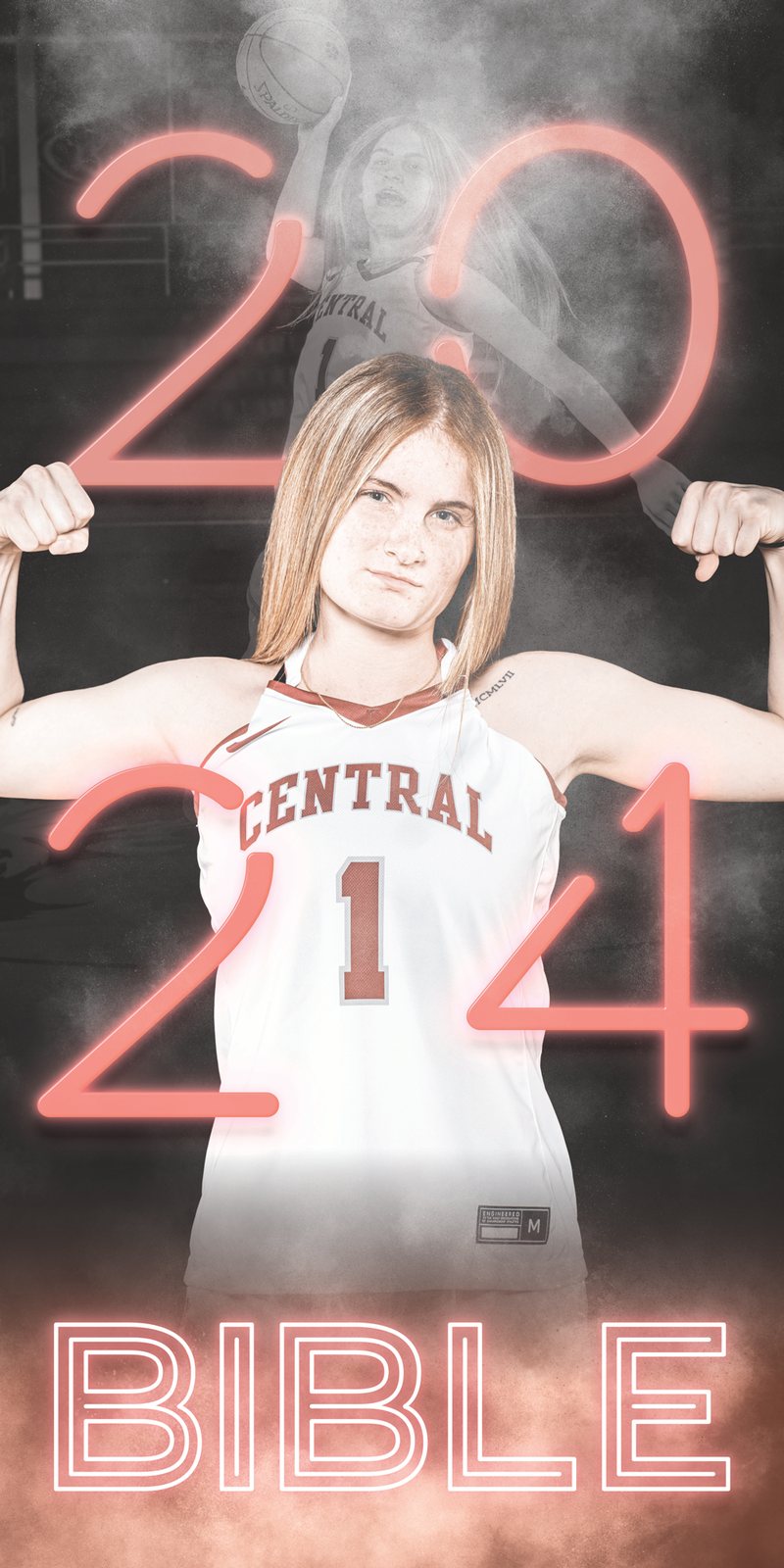 Bible, Central basketball senior banner