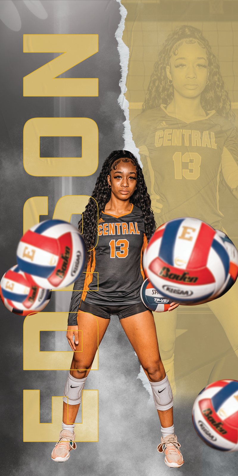 Edison, Central volleyball senior banner