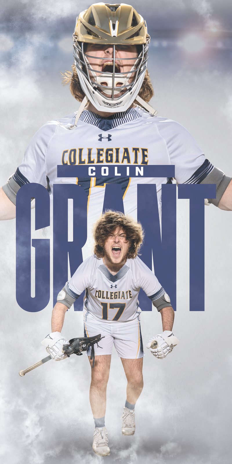 Colin Grant, Collegiate lacrosse senior banner