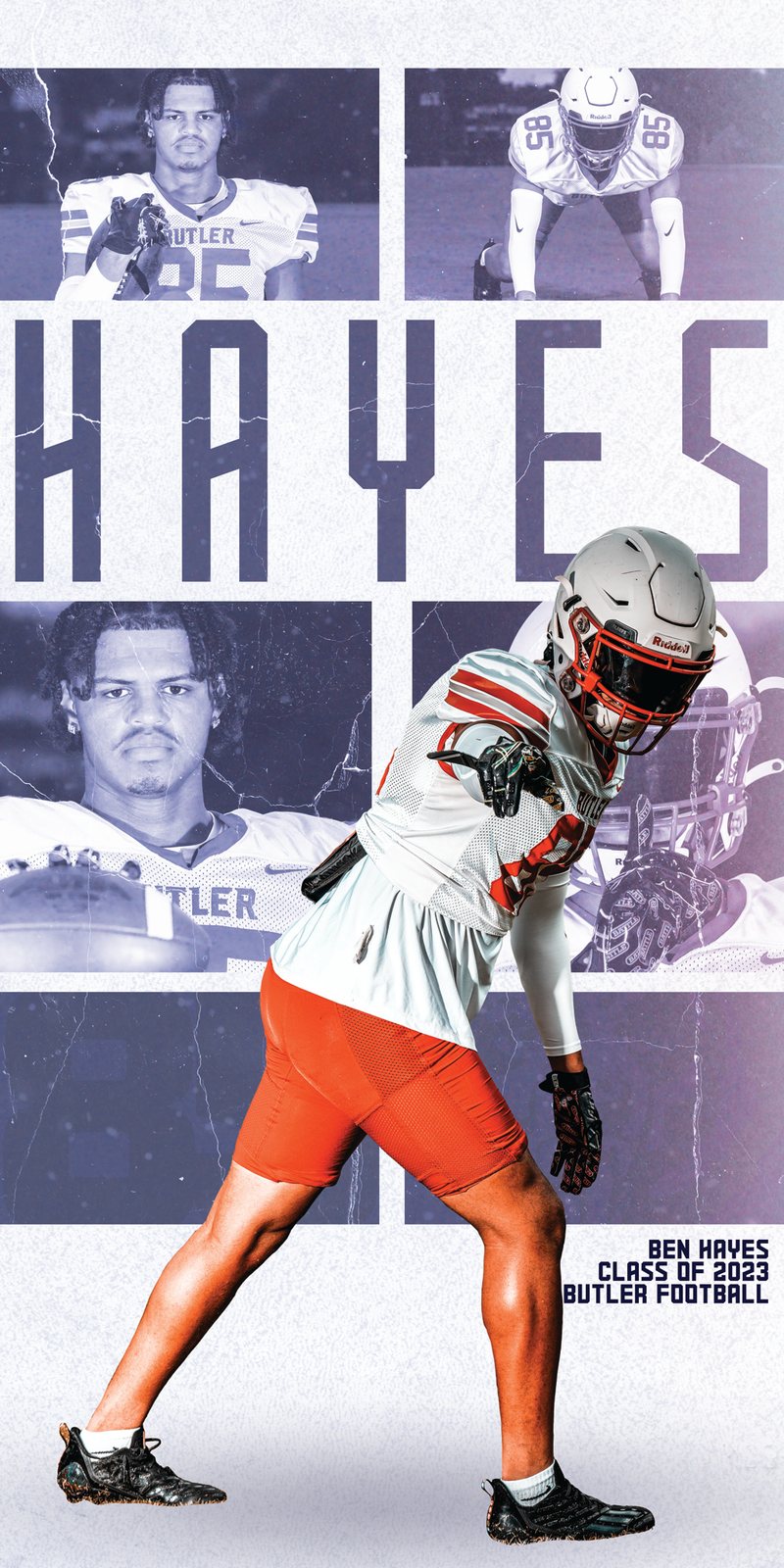 Ben Hayes, Butler football senior banner