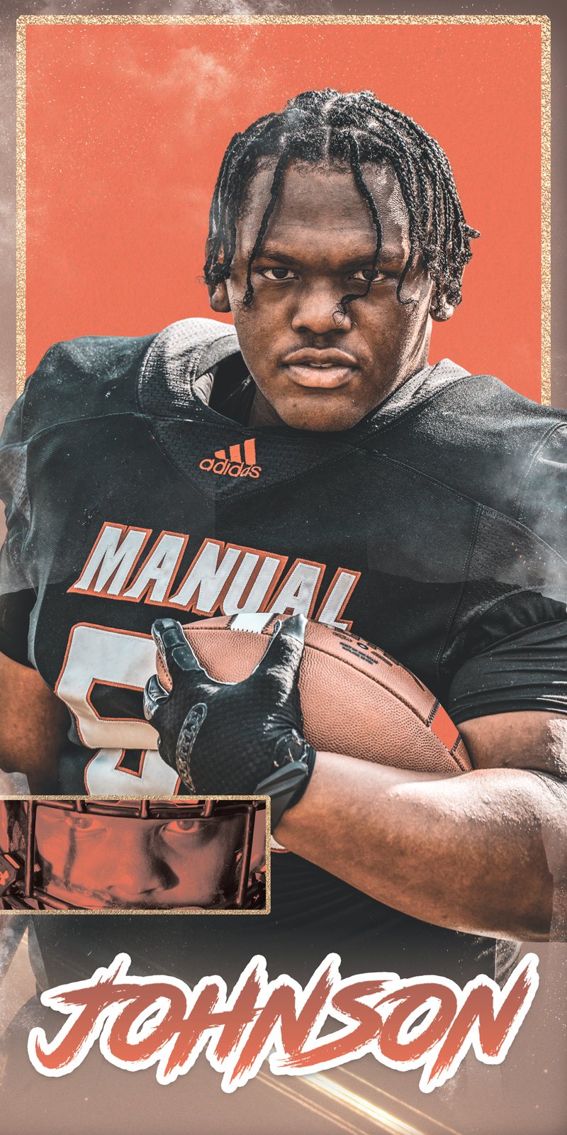 Johnson, Manual football senior banner