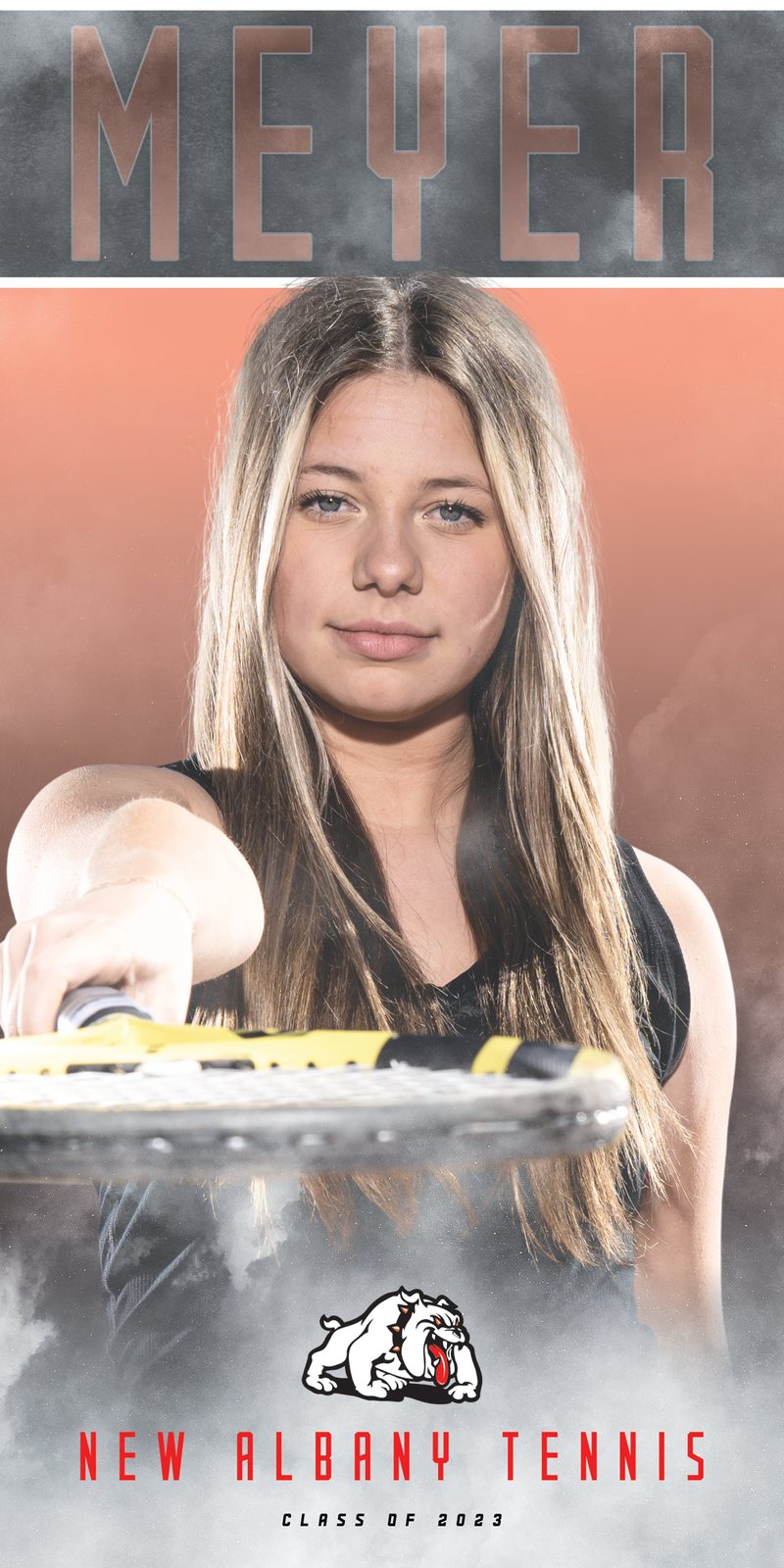 Meyer, New Albany tennis senior banner