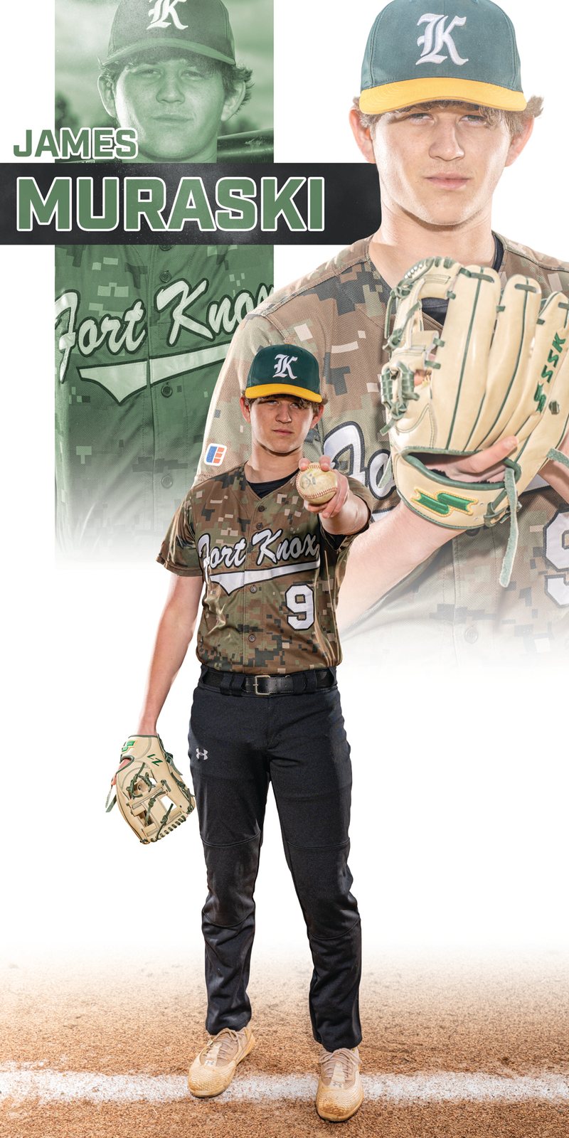 James Muraski, Fort Knox baseball senior banner