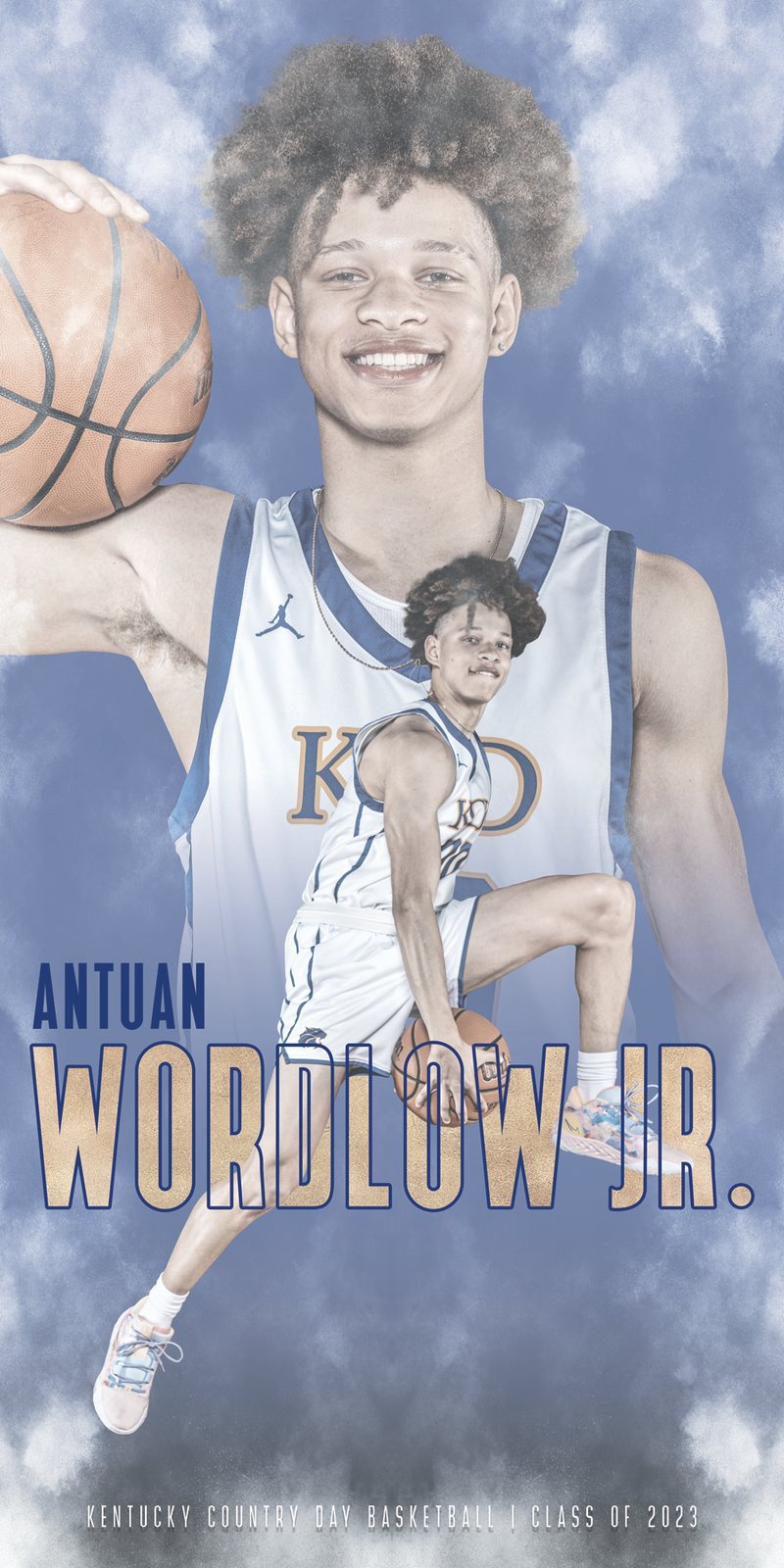 Antuan Wordlow Jr., Kentucky Country Day basketball senior banner