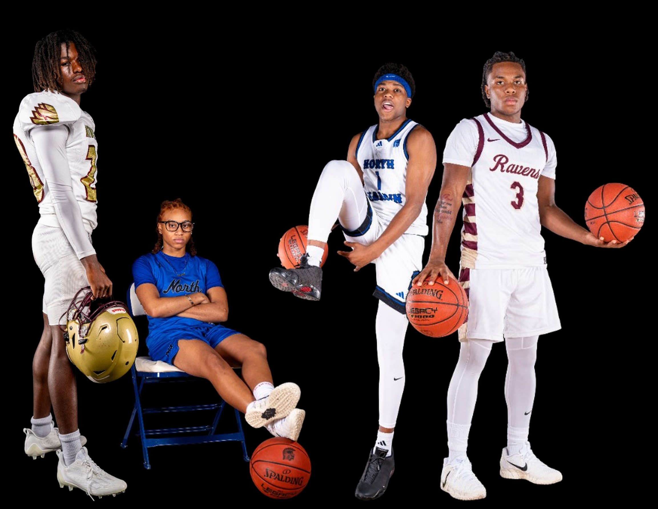 Athletes photographed by Red Bolt