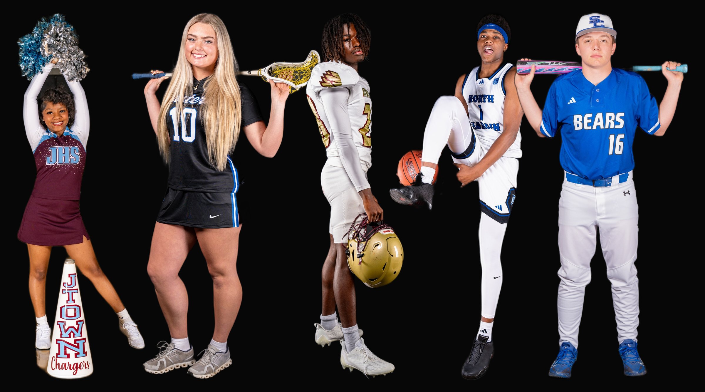 Athletes photographed by Red Bolt