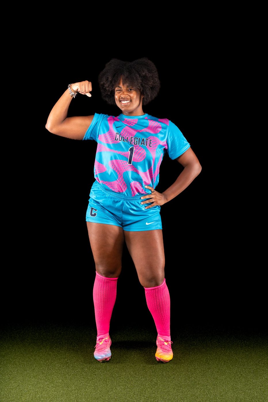 Collegiate soccer portrait
